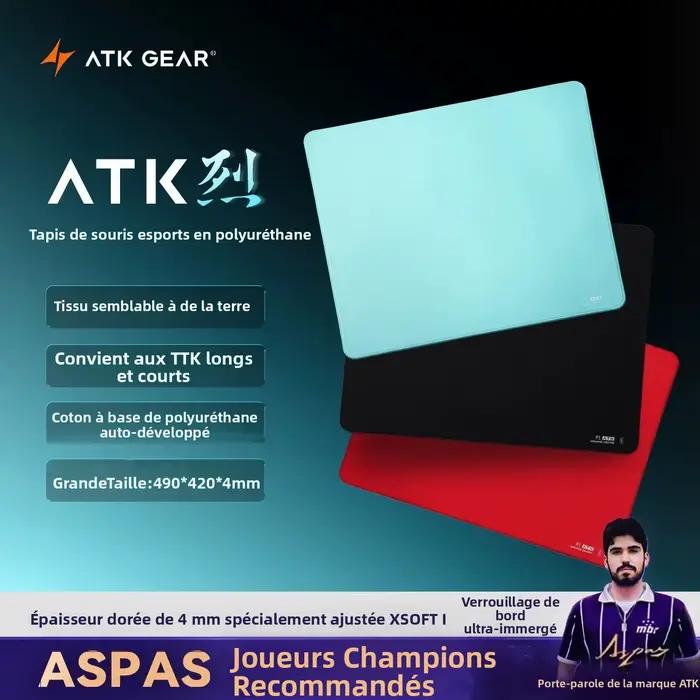 Tapis de souris de jeu ATK Blaze Large Balanced 490x420mm 4mm d'épaisseur