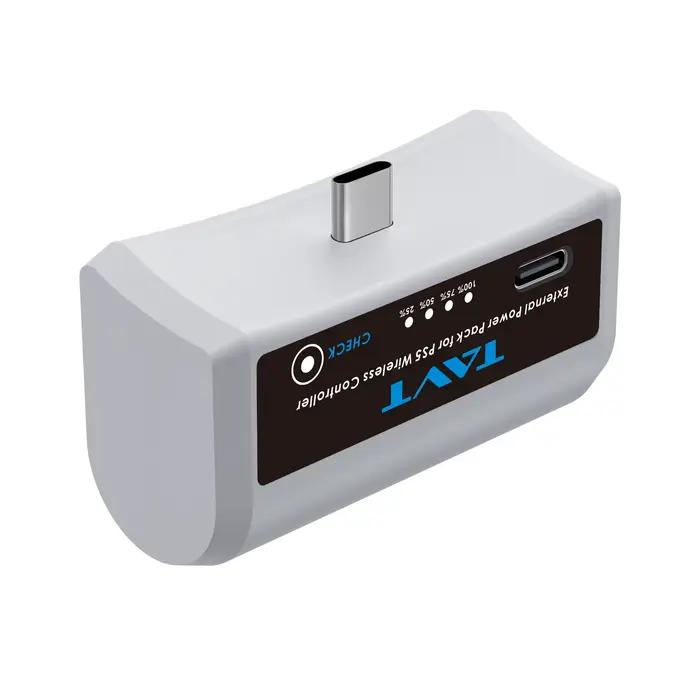 Batterie externe de contrôleur PS5 3500mAh avec Port de chargement de Type C
