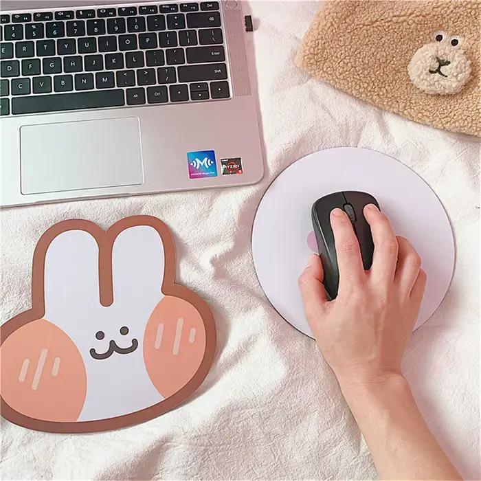 Tapis de souris de dessin animé mignon pour filles