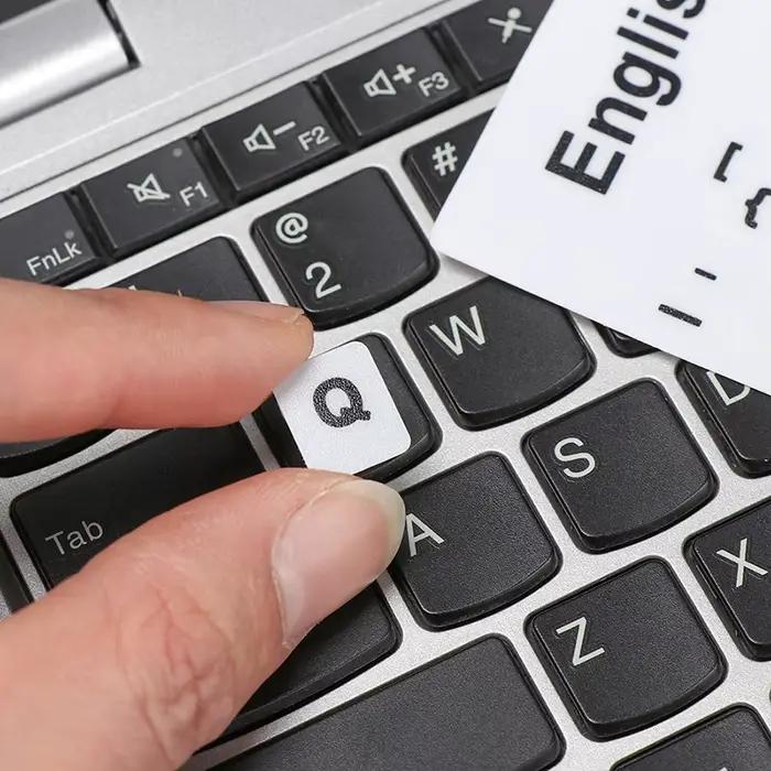 Autocollant de remplacement de lettres de clavier