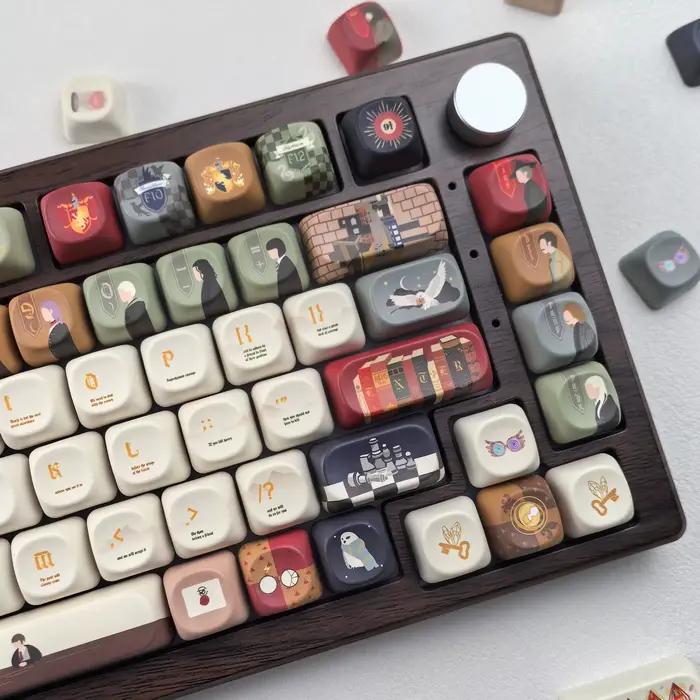 MAIMOOO – capuchons de touches de clavier Owl Letter Moa Cherry Pbt