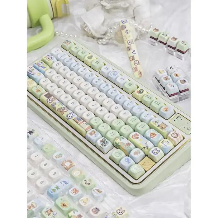 Animal Crossing – capuchons de touches adorables en PBT