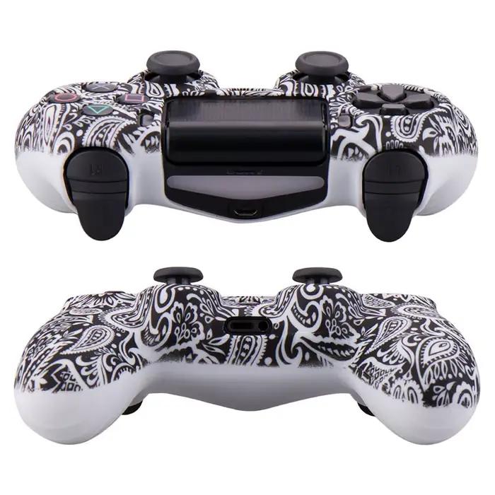 Coque de protection en silicone pour manette PS4 Slim/PS4 Pro avec capuchons de pouce offerts – Articles en liquidation
