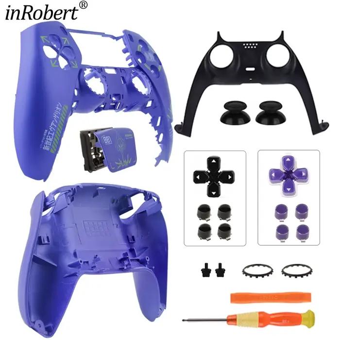 Kit de remplacement complet DIY pour coque de manette DualSense PS5 BDM-010/020/030/040/050 avec tous les boutons et outils