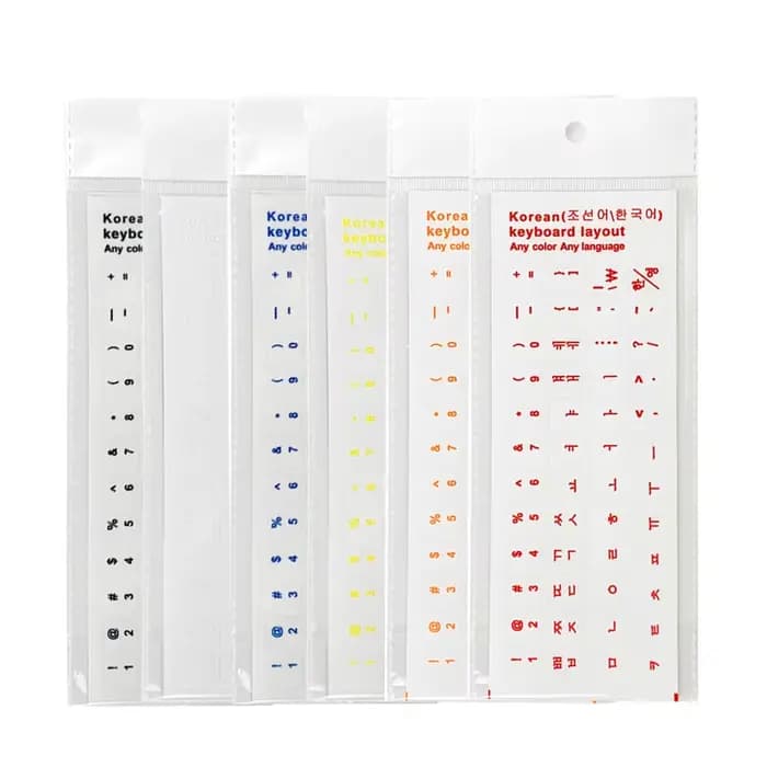 Lettre autocollante étanche, Super Durable, pour clavier coréen, pour ordinateur portable, clavier général coréen
