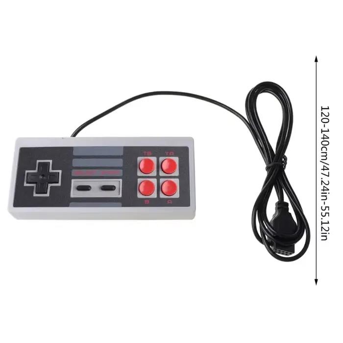 Manette de jeu à 4 boutons pour consoles de jeux vidéo rétro 8 bits
