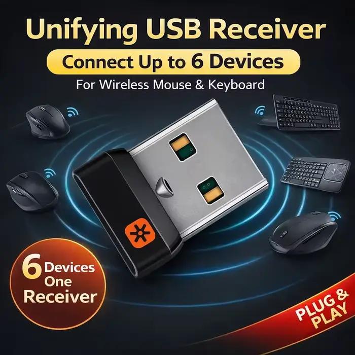 Adaptateur USB connectant jusqu'à 6 appareils