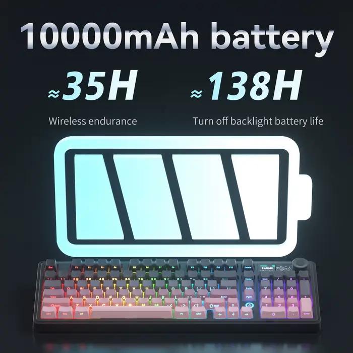 AJAZZ AK980 V2 Clavier de jeu 98 touches