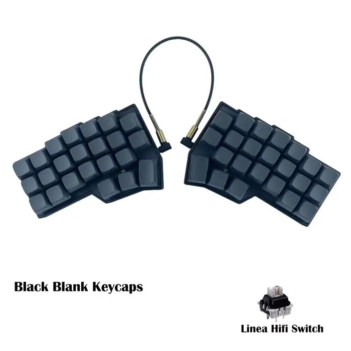 Corne V4.1 Split Ergonomics Clavier mécanique MX remplaçable à chaud filaire South RGB VIAL entièrement rogrammable