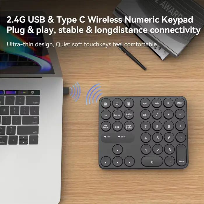 Mini clavier numérique sans fil 2.4G