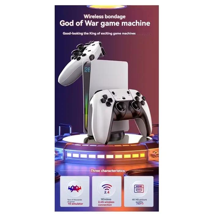 Meilleur choix Kit de contrôleur de jeu sans fil 2 joueurs Console de jeu portable