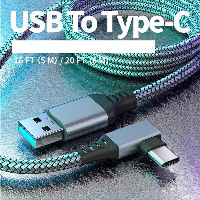 Câble de liaison 3 6 5M USB A vers Type C pour Oculus Quest 2 Quest2