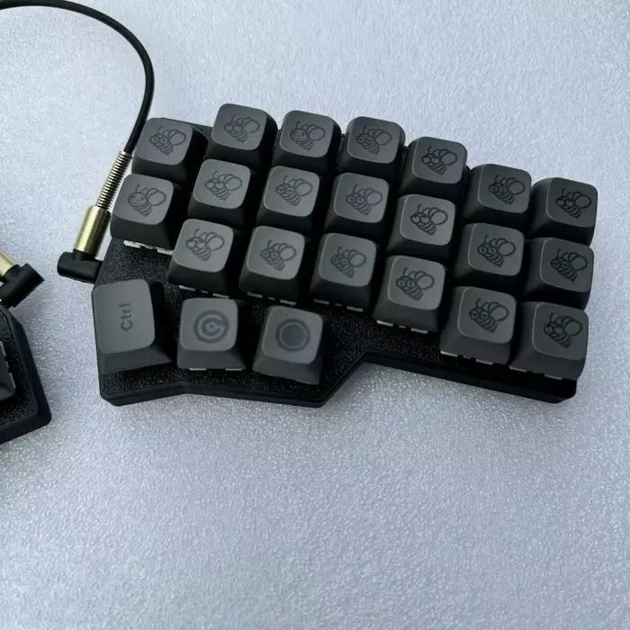 Corne V4.1 Kit de clavier divisé Support QMK/VIAL filaire rvb personnalisé HotSwap klaxon ergonomique v4.1 conception claviers main gauche et droite