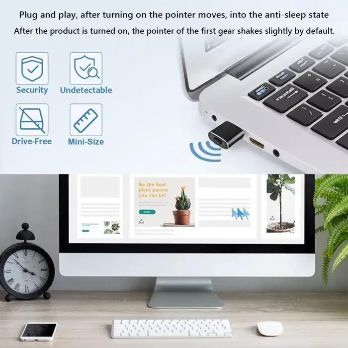 Jiggler de souris USB de type C indétectable