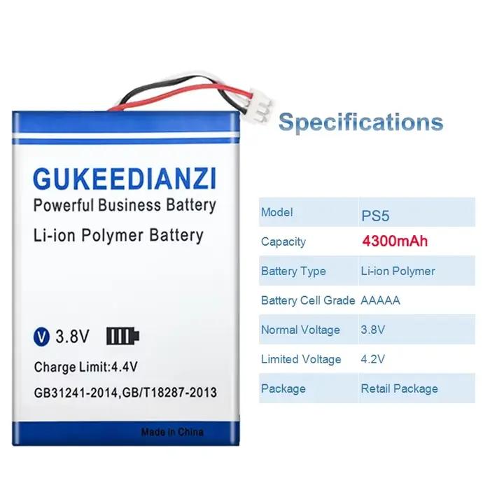 Batterie de manette de jeu haute capacité 4300mAh PS5(LIP1708)