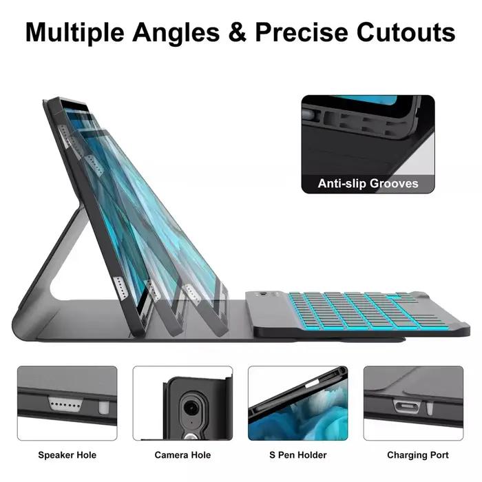 Étui pour clavier pour Samsung Tab S10 FE 10.9 pouces SM-X520/X526/X526B 2025