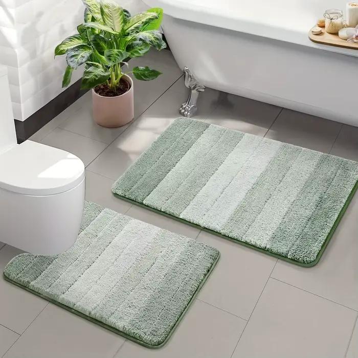 Tapis de salle de bain antidérapant, Ultra doux, pour douche, lavable en Machine, pour chambre à coucher, salon, porte