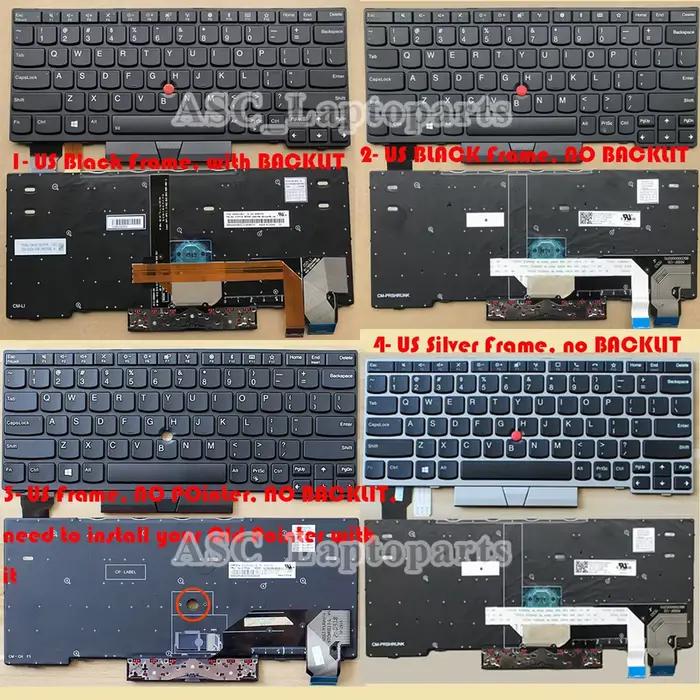 Nouveau clavier QWERTY US pour Lenovo ThinkPad X280 A285 X395 X390