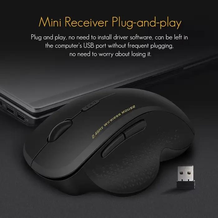 Wireless Gaming Mouse 2.4G Ergonomic Cordless