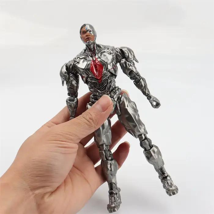 Figurine de la ligue de Justice, Batman Superman Aquaman Mera Harley Quinn, figurines d'action en PVC, modèles de Collection, jouets, cadeau, 1/9
