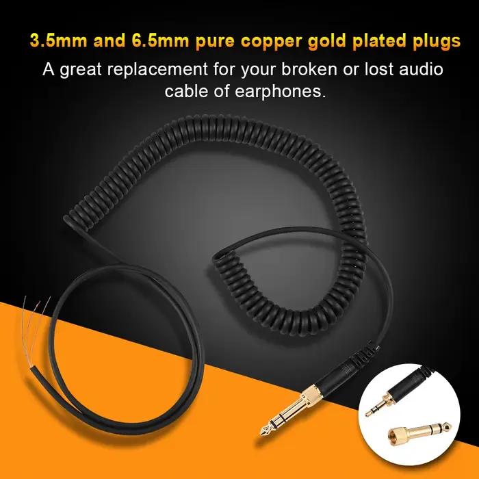 Pour Beyerdynamic DT 770/ 770Pro/ 990/ 990Pro écouteurs casque Audio ressort fil bobine câble