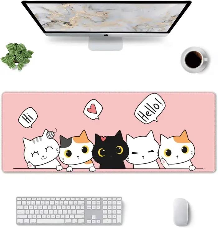 Tapis de souris de jeu chat chatons