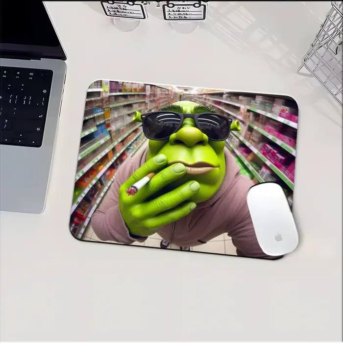 Mignon drôle s-shrek petit tapis de souris clavier coussin pour ordinateur portable