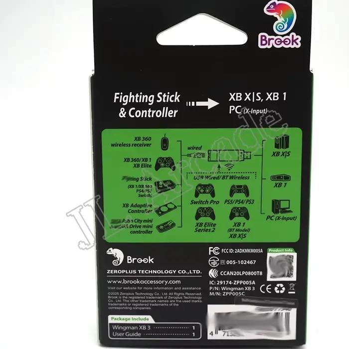 Convertisseur Brook Wingman XB3 pour Xbox One/Xbox Series X | Adaptateur de contrôleur Hitbox pour bâton de combat d'arcade filaire pour console S/PC