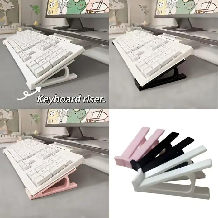 Supports de clavier ergonomiques en plastique pour bureau