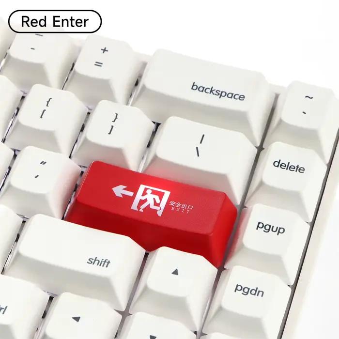 Capuchon de touche de clavier mécanique rétroéclairé 2U Safe