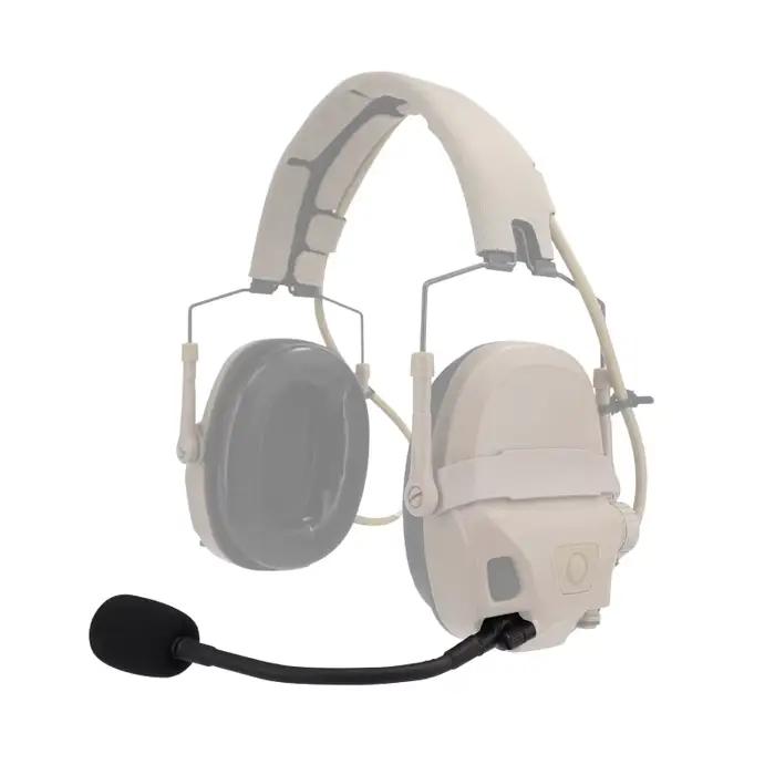 Le casque tactique antibruit remplace le microphone écouteur micro