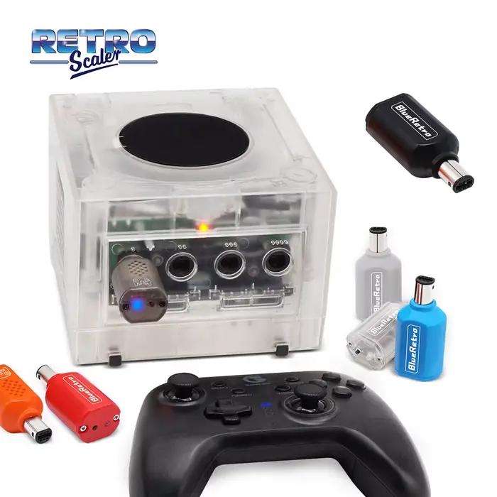 Adaptateur de contrôleurs sans fil RetroScaler BlueRetro pour Console NGC GameCube vers PS3 PS4 PS5 Switch Pro Gamesir T4 Pro Contorller