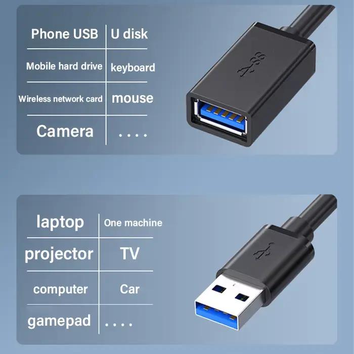 Câble d'extension USB 3.0 mâle à femelle