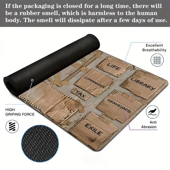 Tapis de jeu de cartes magiques style carton