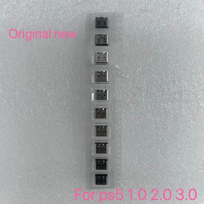 40 pièces 100% Original nouveau pour PS5 Dualsense 5 contrôleur de jeu BDM-010/020/030 Type C USB prise de courant connecteur Port
