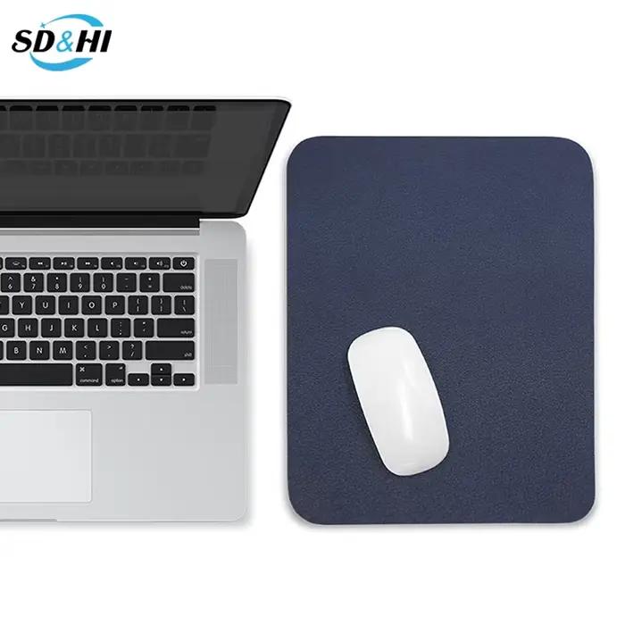 Tapis de souris en cuir PU résistant à l'eau