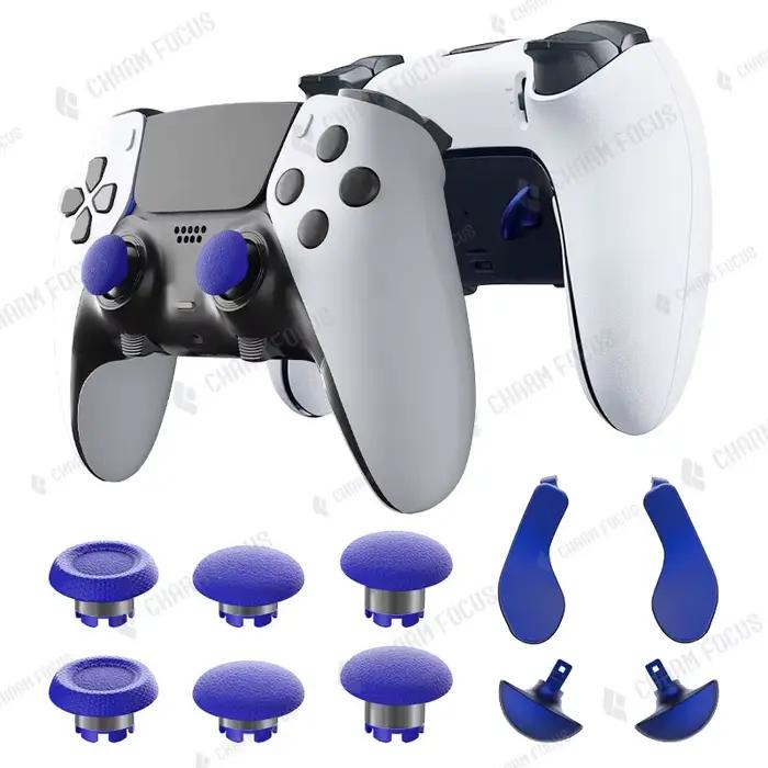 Joystick analogique 10 en 1 avec doigt en plastique et 4 boutons de déclenchement de poignée arrière en métal