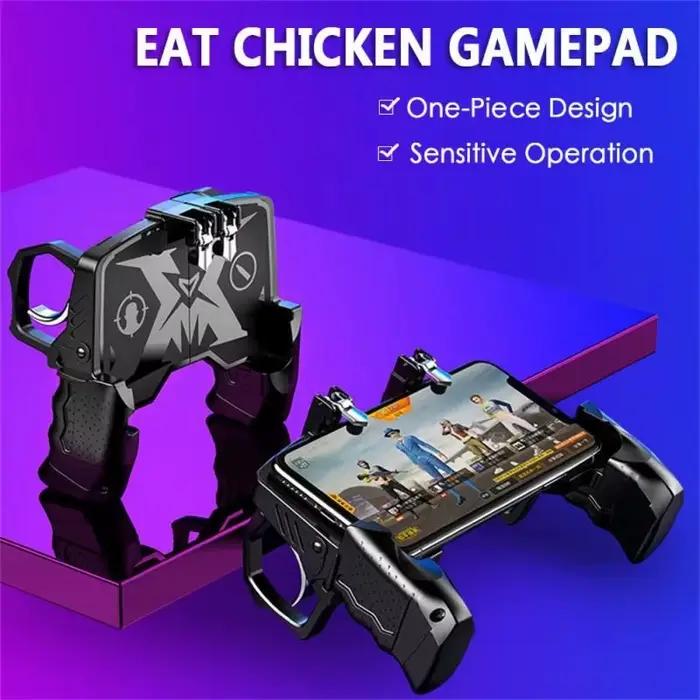 Déclencheur gratuit Fire PUBG contrôleur pour téléphone portable manette de jeu Joystick Android iPhone contrôle tapis de jeu Mobile Pugb Smartphone commande