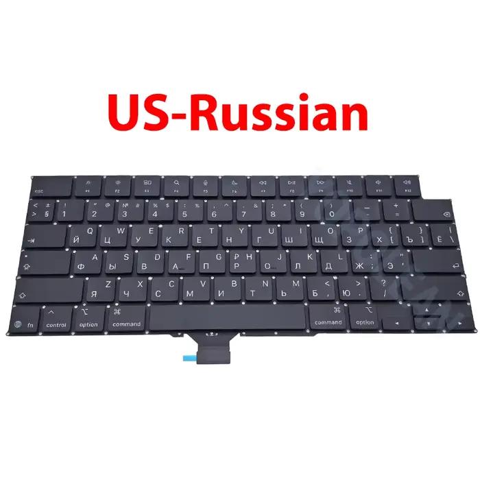 Nouveau clavier pour Macbook Pro 14"16" A3434 A3426 A3427 A3428 A3429 M5 Pro Max US UK Français Russe Espagnol IT Portugais EU