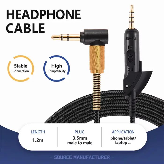 Câble Audio de remplacement pour écouteurs Bose Quiet Comfort 15 QC15 QC2