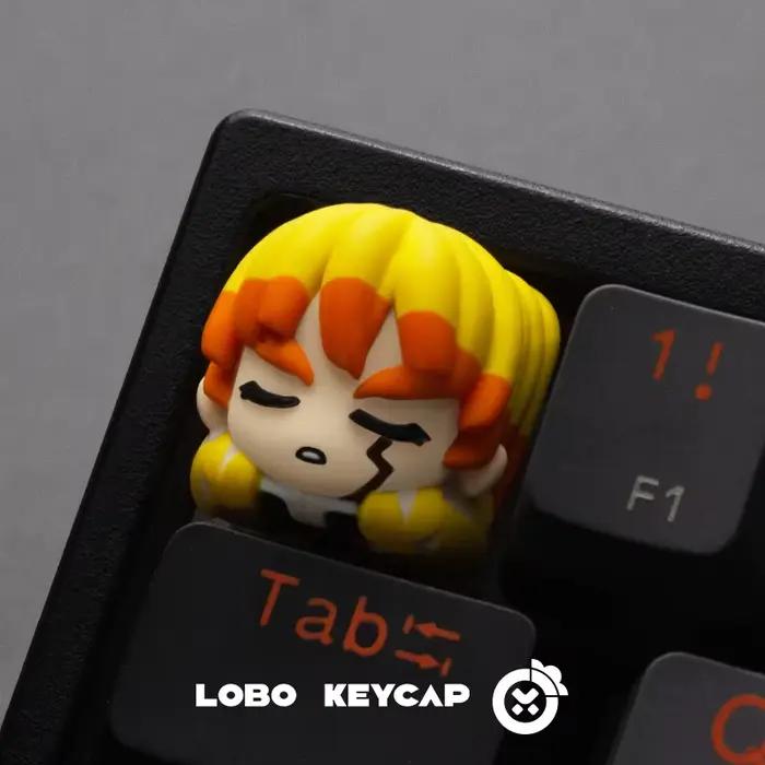 Clavier mécanique Demon Slayer : Keycaps créatifs
