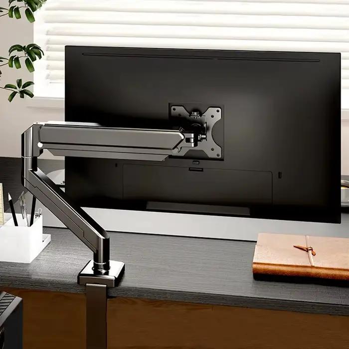 Support de montage pour moniteur acier laminé réglable inclinaison rotation capacité charge 2kg-10kg adapté écrans 13-24 pouces installation pince bureau