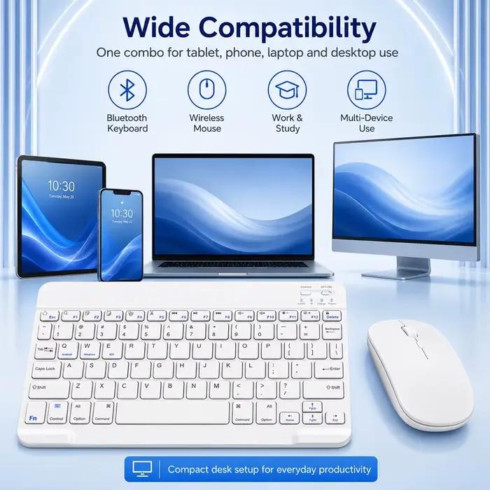 Nouveau clavier Bluetooth sans fil portable sans pavé tactile