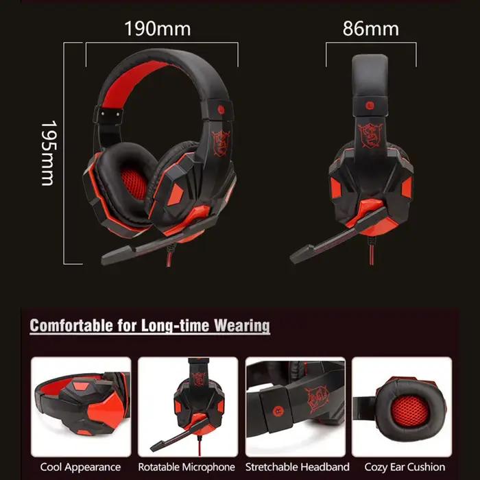 Casque de jeu supra-auriculaire