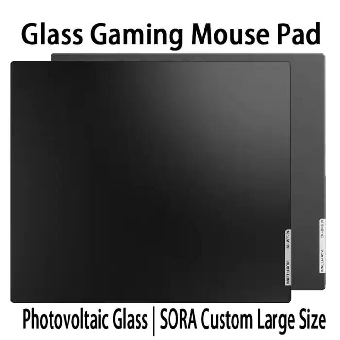 Tapis de souris en verre trempé W-WALLHACK VA005 CR005