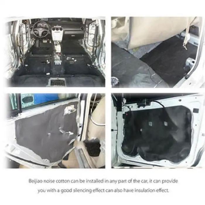 Tapis d'isolation acoustique insonorisant, 5/10/15/20MM, mousse auto-adhésive en coton pour capot de voiture