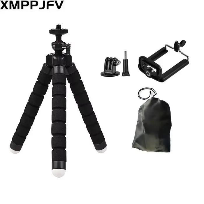 Mini Trépied Octopus Flex Bleu Foncé Stabilité Anti-Dérapante Universel pour Caméras d’Action GoPro SJCAM Xiaomi Yi