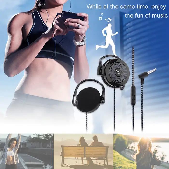 【Vente】 3.5mm casque filaire crochet d'oreille casques stéréo jeu sport