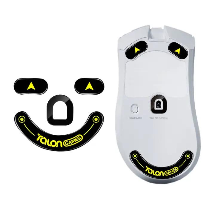 Patins de pieds de souris en verre pour Razer DeathAdder V3 Pro