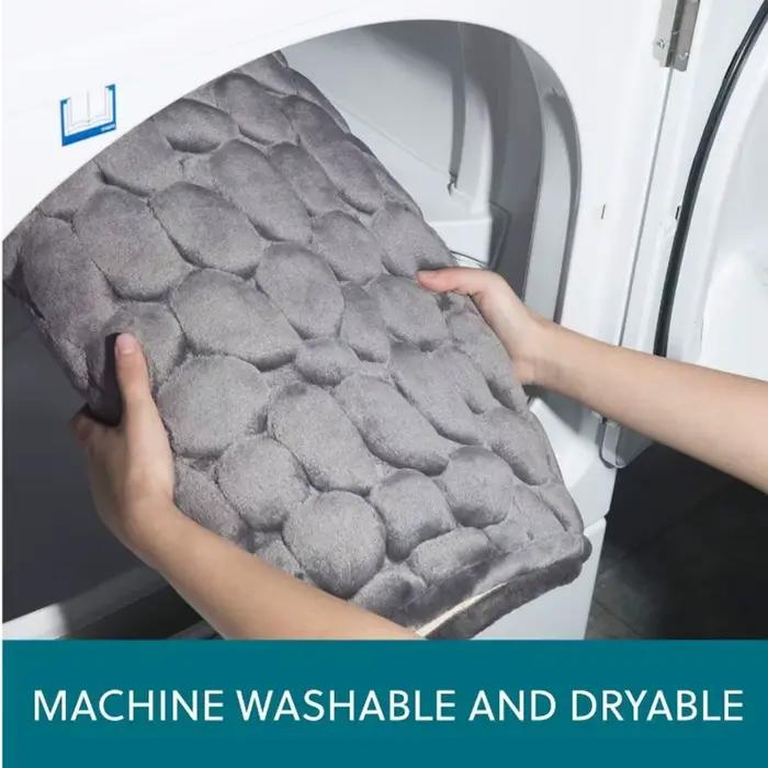 Tapis de bain à Absorption d'eau Durable, paillasson antidérapant pour la maison, lavable, pour salle de bain